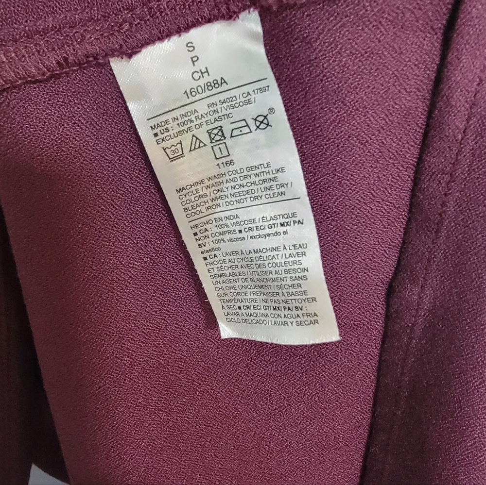 Burgundy Old Navy Camisole Mini Dress Size S NWT - Picture 7 of 9